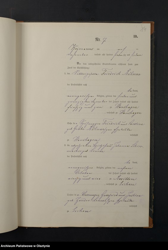 image.from.unit.number "Heiraths-Neben-Register Nr 1 - 8"