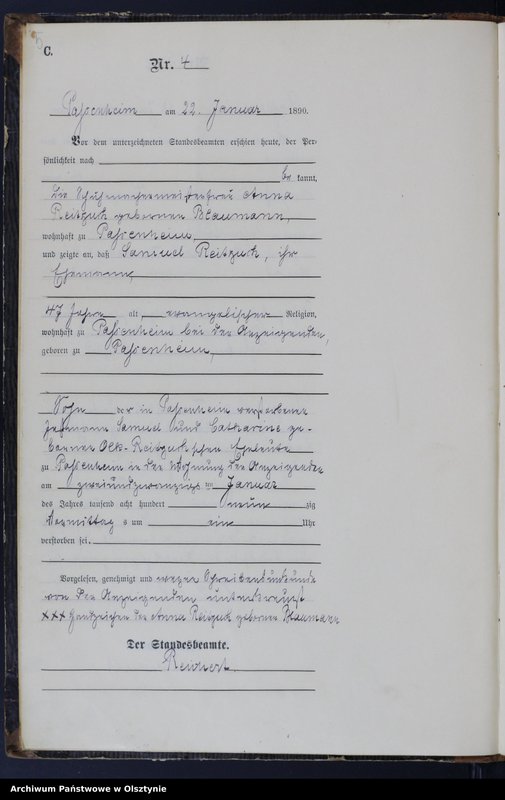 image.from.unit.number "Sterbe-Haupt-Register Nr 1 - 69"