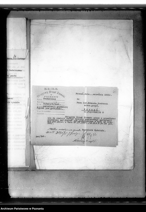 Obraz 10 z jednostki "Parcelacja prywatna Pępowo powiatu gostyńskiego"