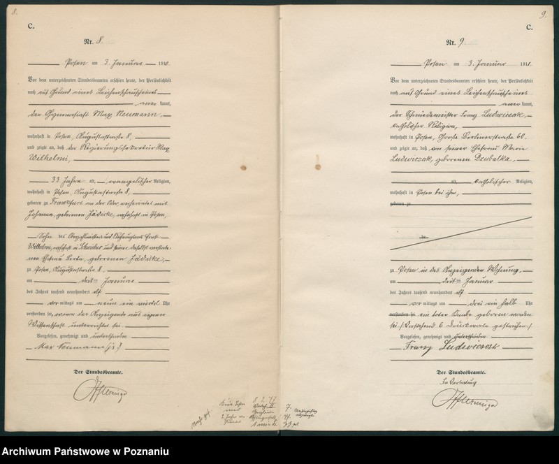 Obraz 7 z jednostki "Księga miejscowa zgonów tom I [Rejestr główny zgonów]"