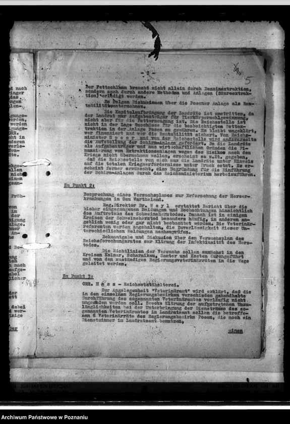 Obraz 9 z jednostki "Errichtung von Tierkörperbeseitigungsanstalten, hier: Posen"