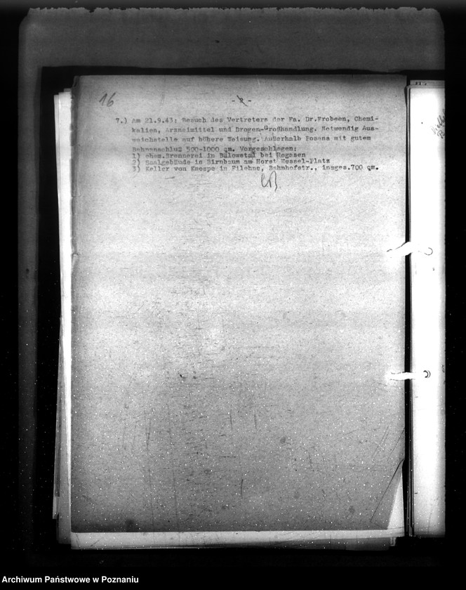 Obraz 20 z jednostki "Notatki służbowe kierownika biura Raumordnung und Landesplanung, inżynier W. Richerta"