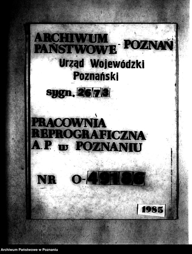 image.from.unit.number "Majątek Objezierze powiatu obornickiego wyłączenie z art. 4 i 5 ustawy o wykonaniu reformy rolnej Turno Stanisław"