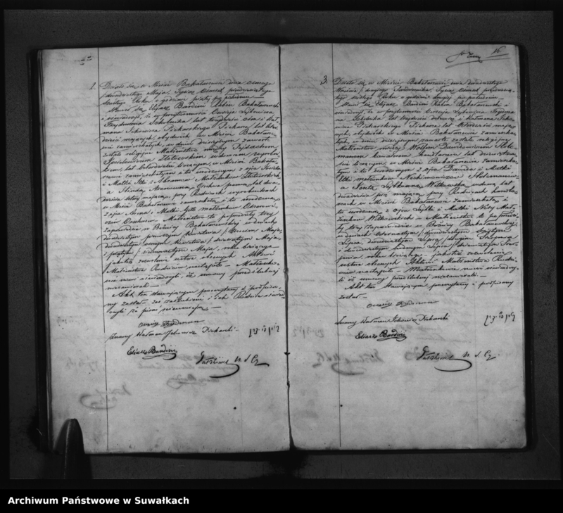 image.from.unit.number "Duplikat Akt Urodzonych, Zaślubionych i Umarłych Urzędnika Stanu Cywilnego Wyznania Mojżeszowego Okręgu Bakałarzewskiego za rok 1856"