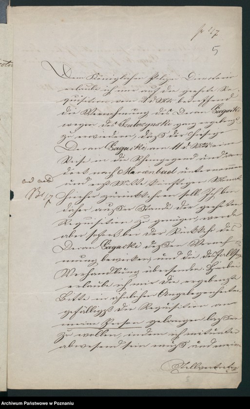 Obraz 9 z jednostki "A. betr. den polnischen Emigranten Leon Szulszyński alias Zienkowicz"