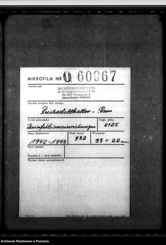 Obraz 2 z jednostki "Desinfektionseinrichtungen"