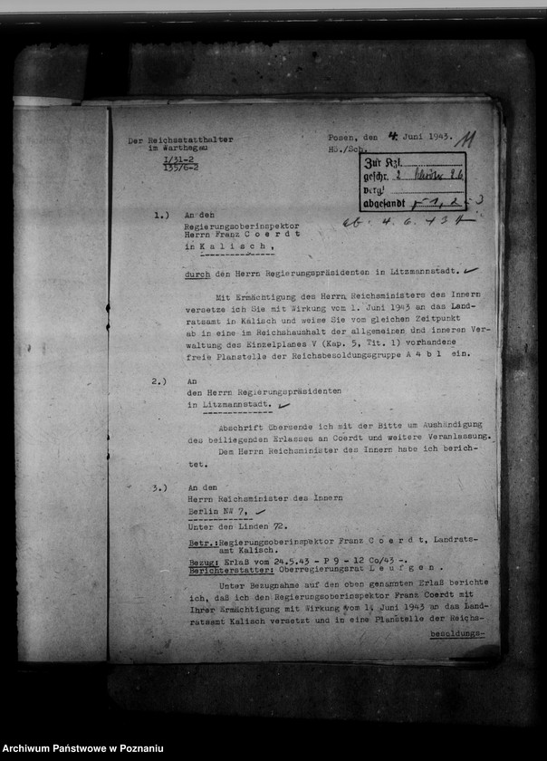 Obraz 15 z jednostki "Abordnung von Beamten"