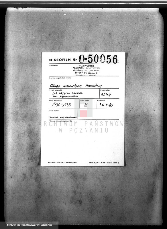 Obraz 2 z jednostki "Las majątku Lipowiec powiat krotoszyński"