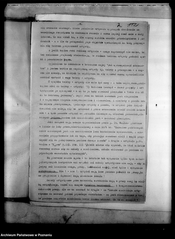 Obraz 6 z jednostki "Różne sprawy dotyczące szkół zawodowych"