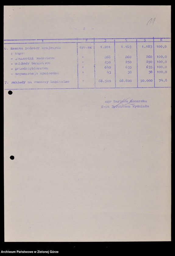 image.from.unit.number "Protokóły z posiedzeń Komisji Wychowania, Oświaty i Kultury Wojewódzkiej Rady Narodowej w Zielonej Górze; Nr 11 - 18"