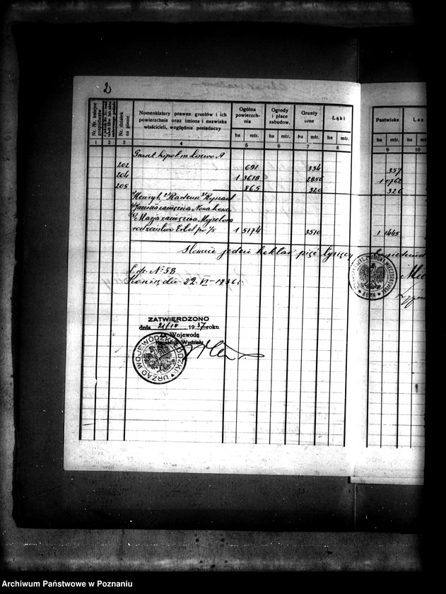 Obraz 6 z jednostki "Rejestr pomiarowy majątku Lisewo A powiatu konińskiego. Obszar scaleniowy Ruda Komorska"