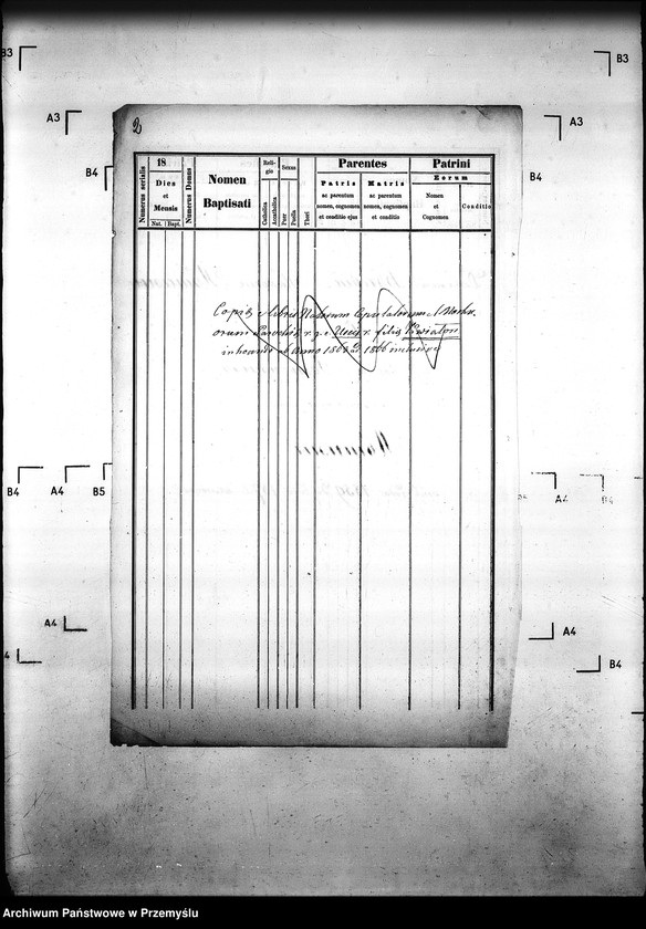 Obraz 6 z jednostki "[Kopie ksiąg metrykalnych parafii Leszczyny z filiami Bielanka, Kuńkowa (dekanat Gorlice)]"