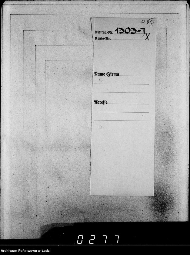 Obraz 14 z jednostki "J[uden] 1301-1320. [Wnioski Żydów z Getta o zwrot należności za towary wzięte na kredyt]"