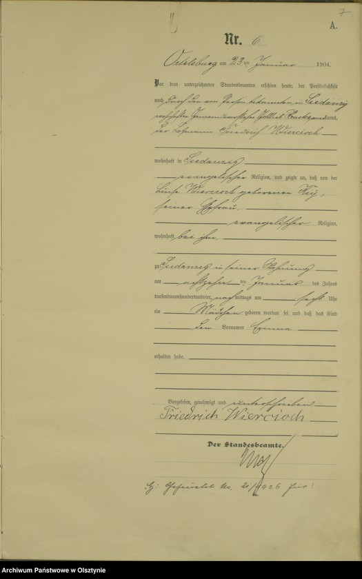 image.from.unit.number "Geburts-Haupt-Register Nr 1 - 71"