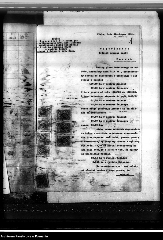 image.from.unit.number "Nadzór nad gospodarką w lasach majętności Święczyn powiat śremski"
