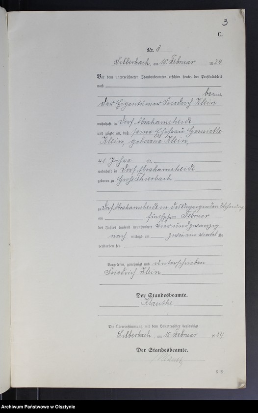image.from.unit.number "Sterbe-Neben-Register Nr 1 - 28"