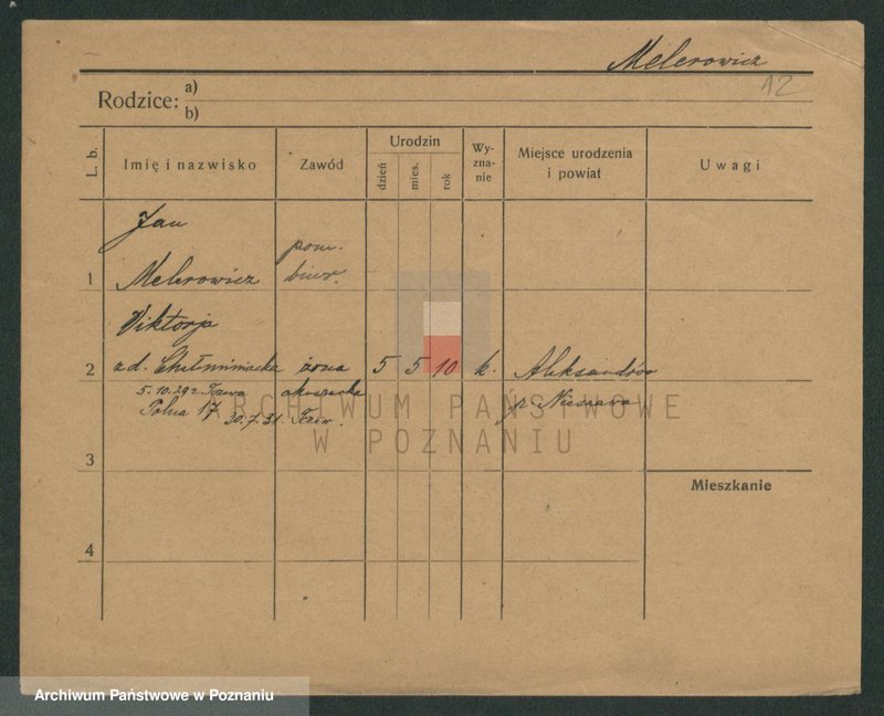 Obraz 14 z jednostki "Mellerke - Mencel"