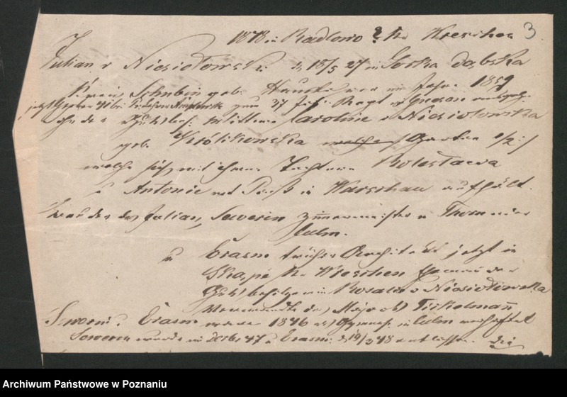 Obraz 6 z jednostki "A. betr. Julian von Niesiołowski"