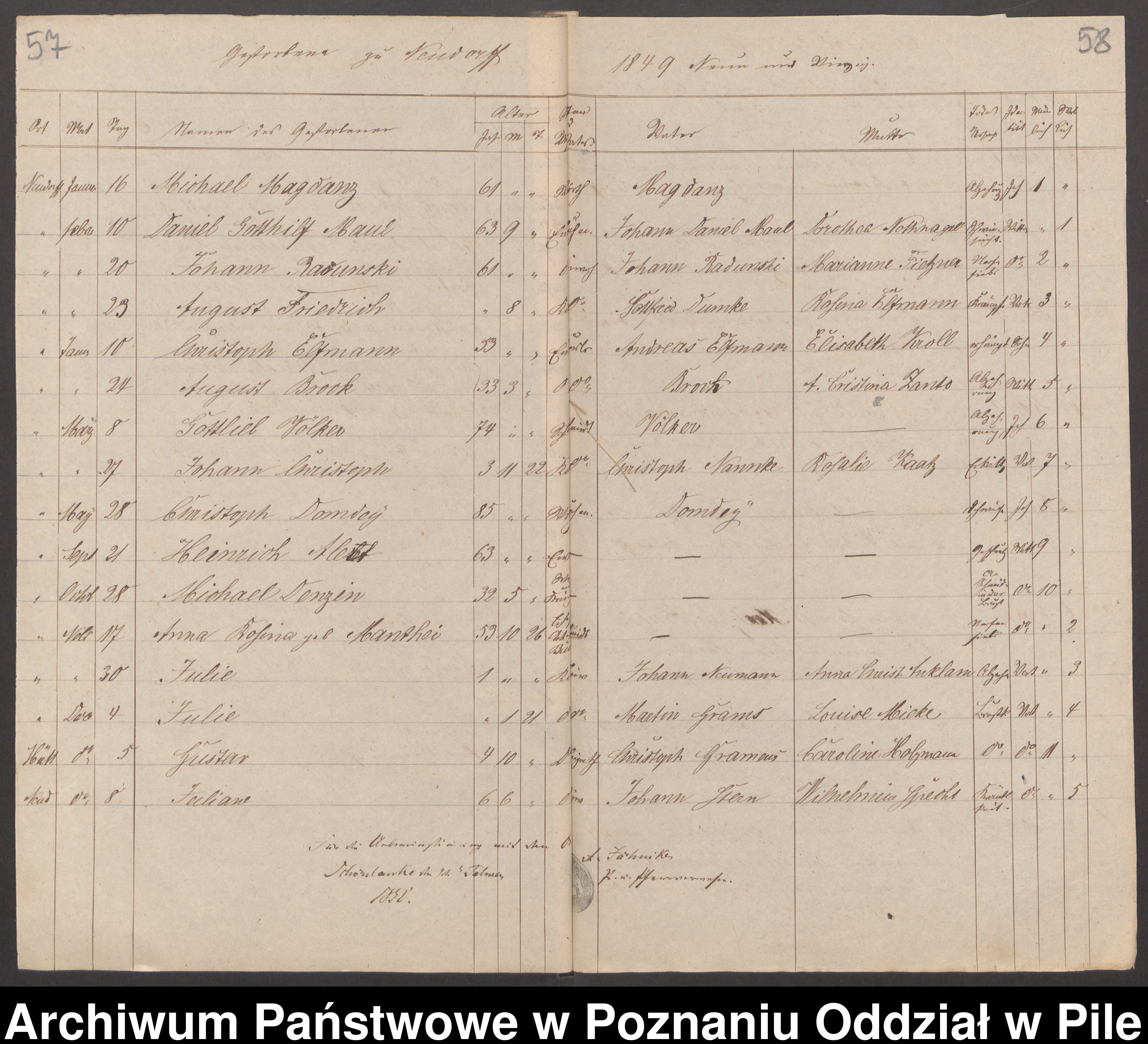 Skan z jednostki: Księgi metrykalne