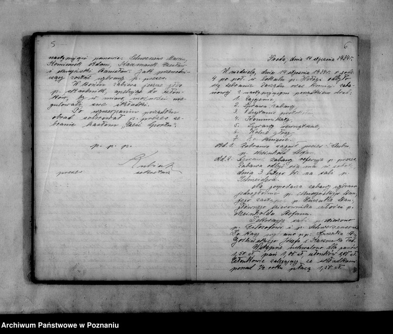 Obraz 7 z jednostki "Protokoły zebrań zarządu, plenarne"