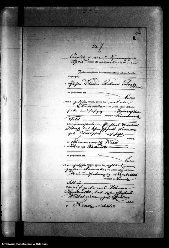 image.from.unit.number "Księga małżeństw"