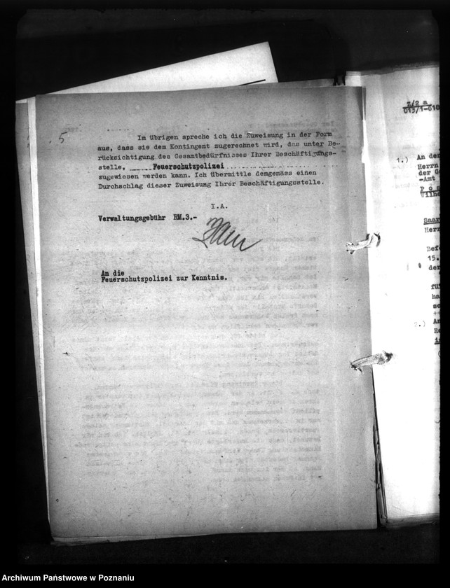 Obraz 10 z jednostki "Wohnungszuweisungen für Deutsche. Verdrängung der Polen."