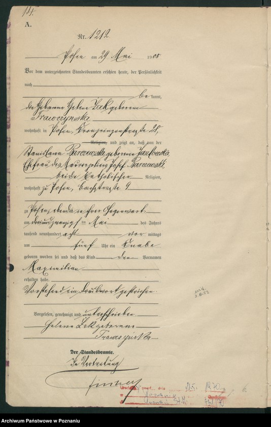 image.from.unit.number "Księga miejscowa urodzeń tom III [Rejestr główny urodzeń]"