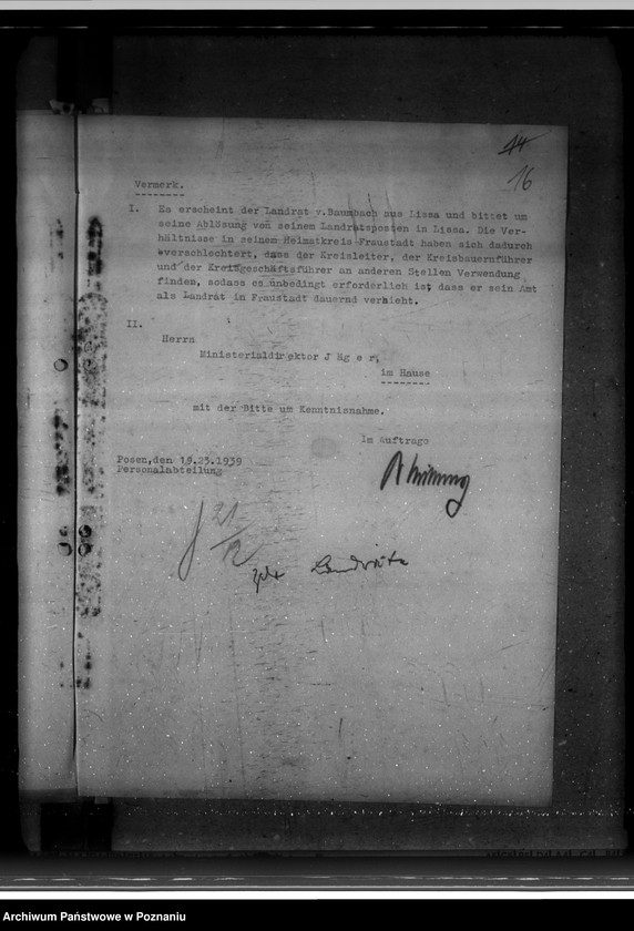 Obraz 20 z jednostki "Personelle Besetzung der Landratsämter"