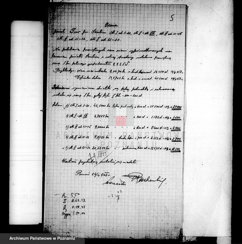 Obraz 9 z jednostki "Operat szacunkowy majątku Tur powiatu szubińskiego"