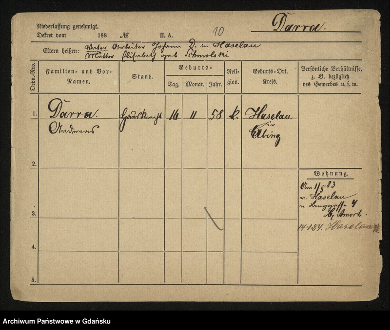 image.from.unit.number "Karty meldunkowe: Darm - Daus"