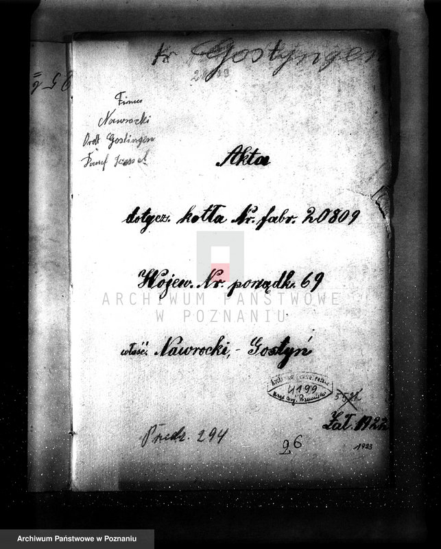 Obraz 4 z jednostki "Projekt elektryfikacji miasta Gostynia woj. poznańskie"