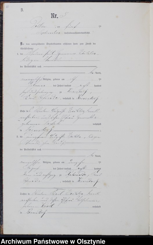 image.from.unit.number "Heiraths-Neben-Register Nr 1 - 9"