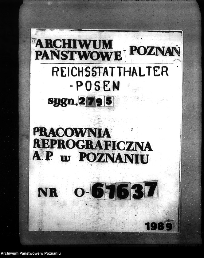Obraz 1 z jednostki "Rundschreiben des Sparkassen- und Giroverbandes Wartheland"