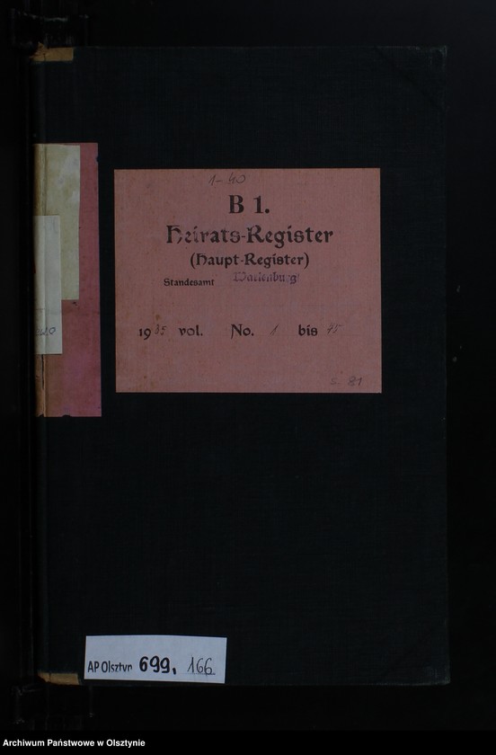 image.from.unit.number "Heirats-Haupt-Register Nr 1 - 45"