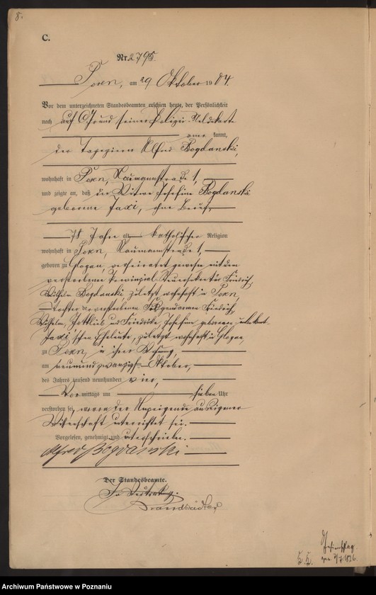 Obraz 10 z jednostki "Księga miejscowa zgonów tom VI"