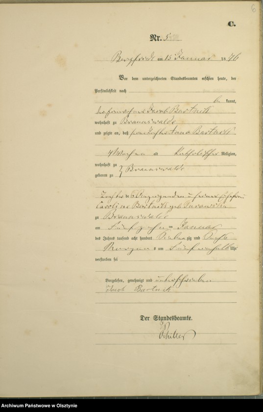 image.from.unit.number "Sterbe-Haupt-Register Nr 1 - 62"