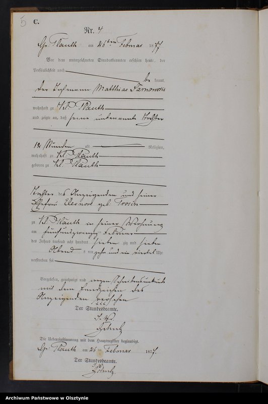 image.from.unit.number "Sterbe-Neben-Register Nr 1 - 44"