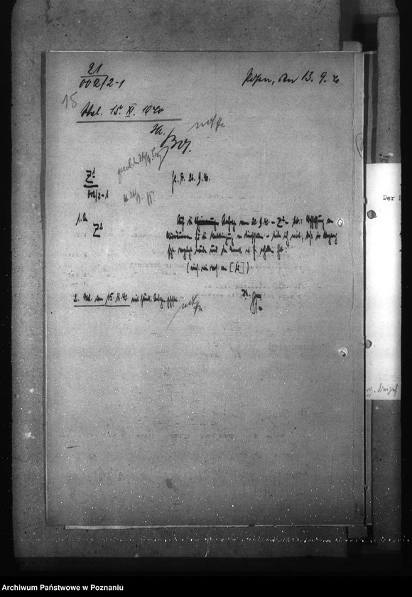 Obraz 19 z jednostki "Inanspruchnahme der Gebäude Felix- Dahn- Platz 13 - 15"