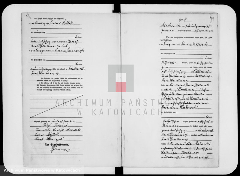 image.from.unit.number "Księga małżeństw za rok 1884 [nr 1 - 97]"