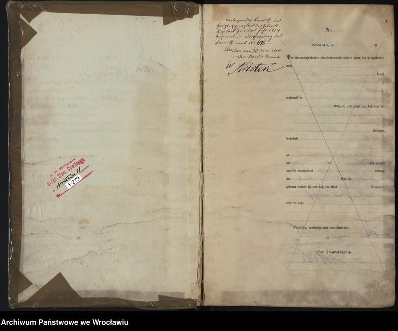 image.from.unit.number "Geburts-Haupt-Register Breslau II 1904 Band 4"