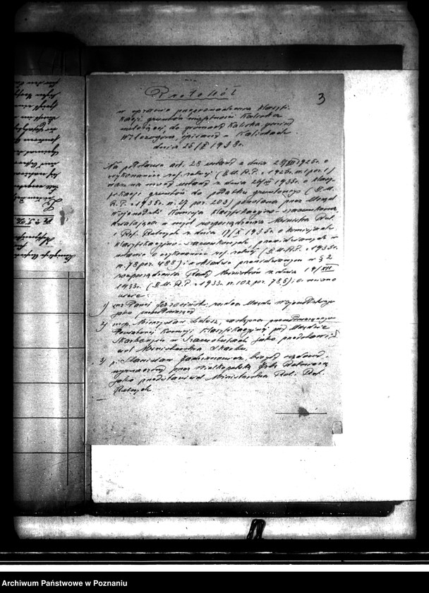 Obraz 8 z jednostki "Operat szacunkowy /parcelowanego majątku/ Kaliska powiatu konińskiego"