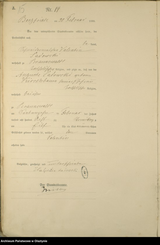 image.from.unit.number "Geburts-Haupt-Register Nr 1 - 86"