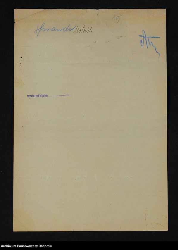 image.from.unit.number "[Wnioski o wydanie dowodów osobistych oraz nie odebrane dowody Ajzenberg Dewora - Ajzenman Szamszon]"