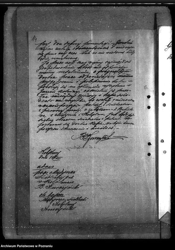 Obraz 18 z jednostki "Naczelna Rada Ludowa w Poznaniu wnioski na posadę do gorzelni"