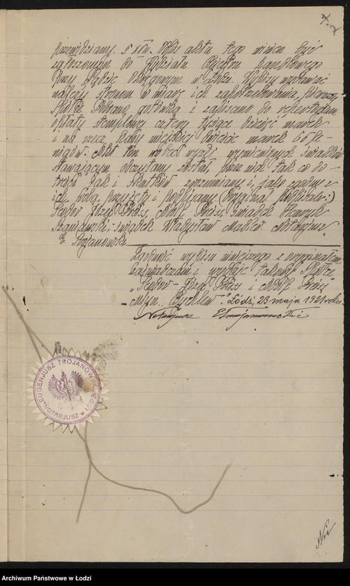 Obraz 9 z jednostki "Teodor i Adolf Preiss Młyn Bychlew – prowadzenie młyna motorowego"