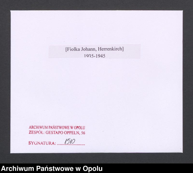 Obraz 2 z jednostki "[Fiolka Johann, Herrenkirch]"