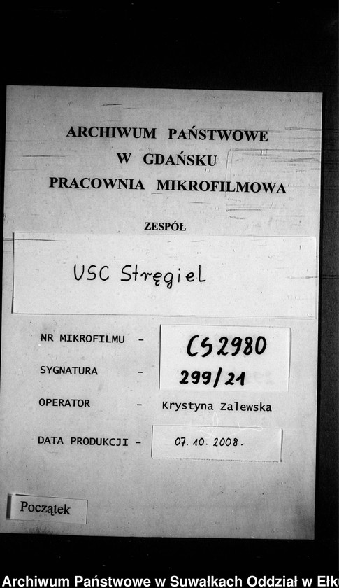 image.from.unit.number "Heiraths-Neben-Register des Preussischen Standes-Amtes Gr. Strengeln Kreis Angerburg"