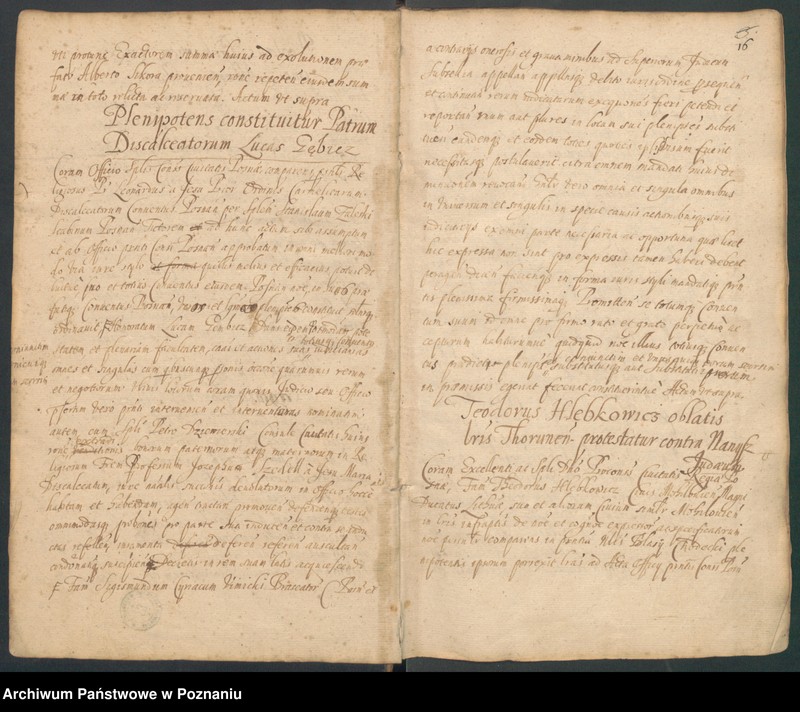 Obraz 20 z jednostki "Protocolon anni 1641actorum officii consularis Posnaniensis."