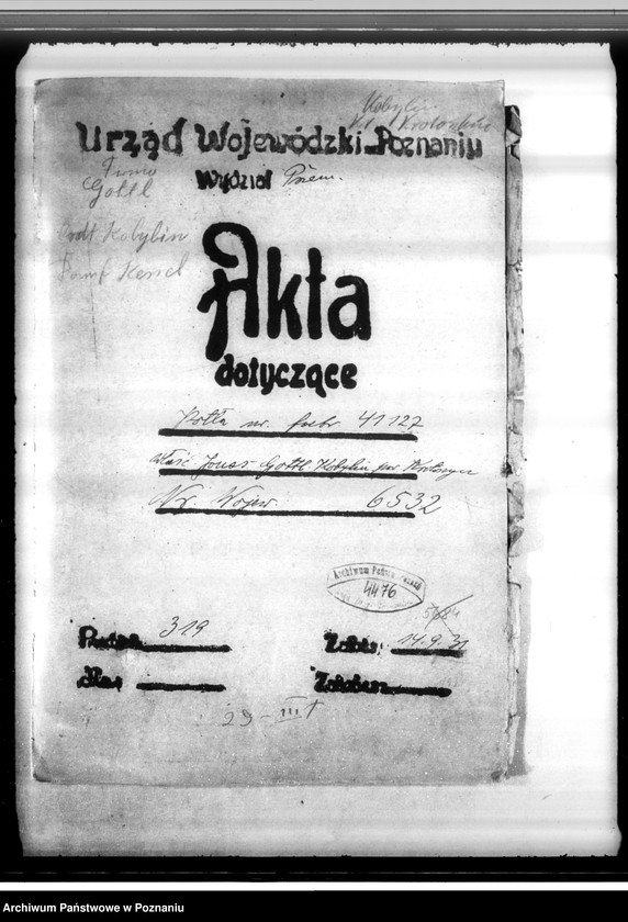 image.from.unit.number "Młyna Gottlieba Jonasa w Kobylinie pow. krotoszyński nr woj. 6532"