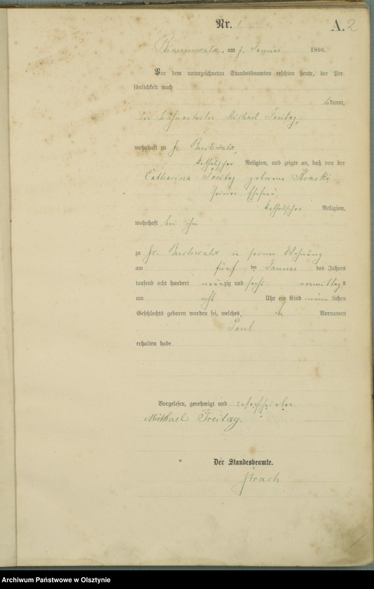 image.from.unit.number "Geburts-Haupt-Register Nr 1 - 100"